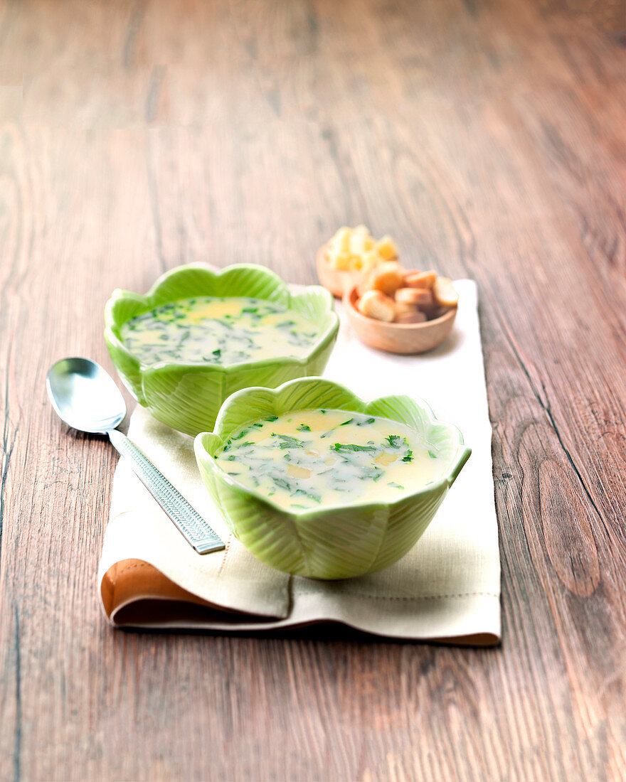 Parsley And Emmental Soup