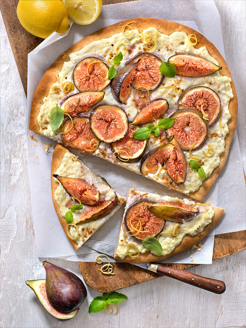 Brocciu And Fig Pizza
