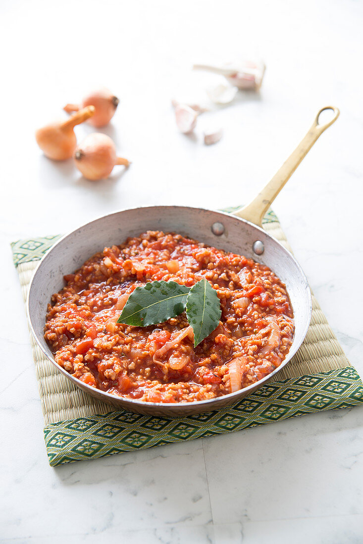 Vegetarian Bolognaise Sauce With Soya Proteins
