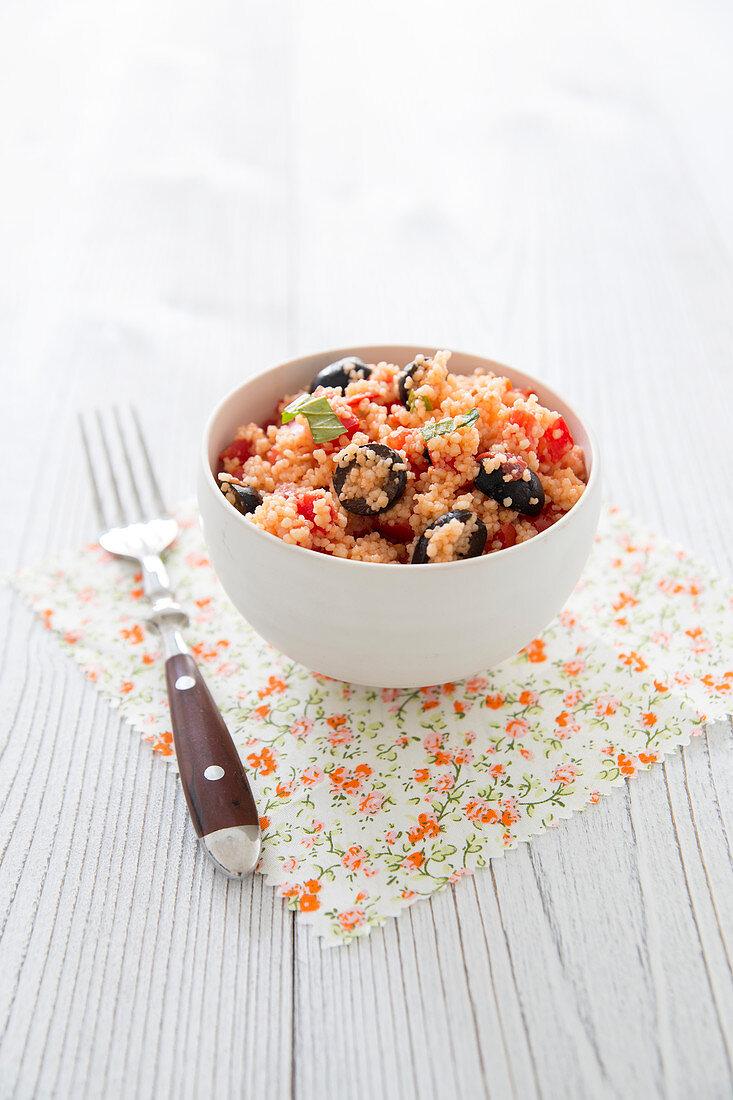 Tomato And Olive Tabbouleh