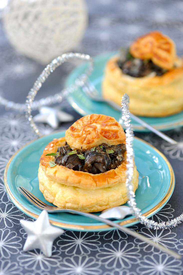 Snail With Parsley And Garlic Butter Vol Au Vents