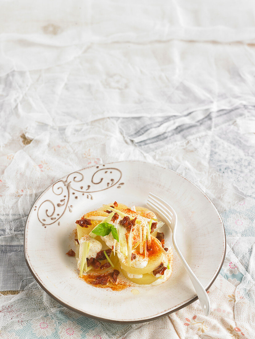 Potato And Sun-Dried Cherry Tomato Salad