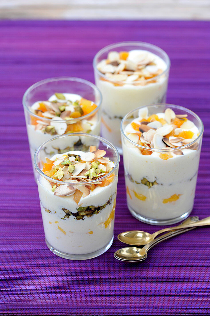 Creamy dried fruit delights