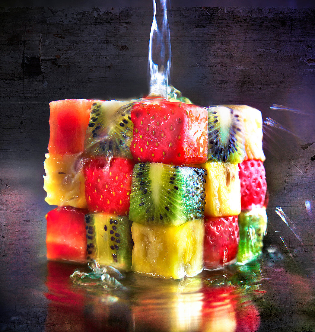 Fruit Rubik's cube