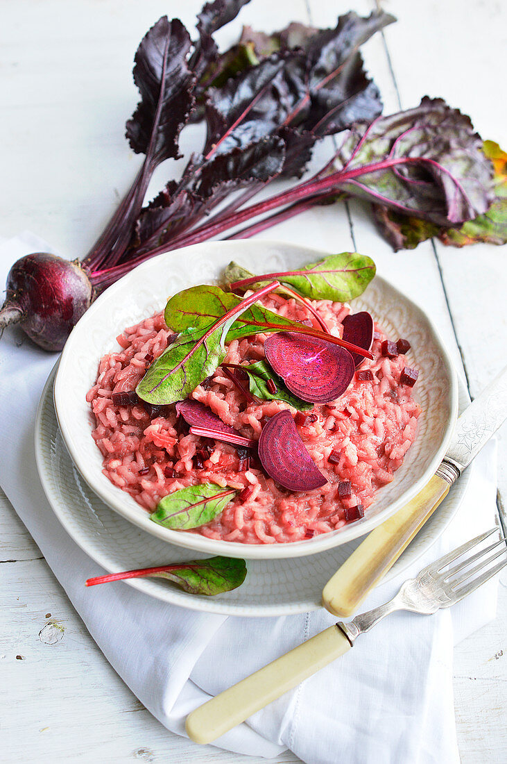 Rote-Bete-Risotto