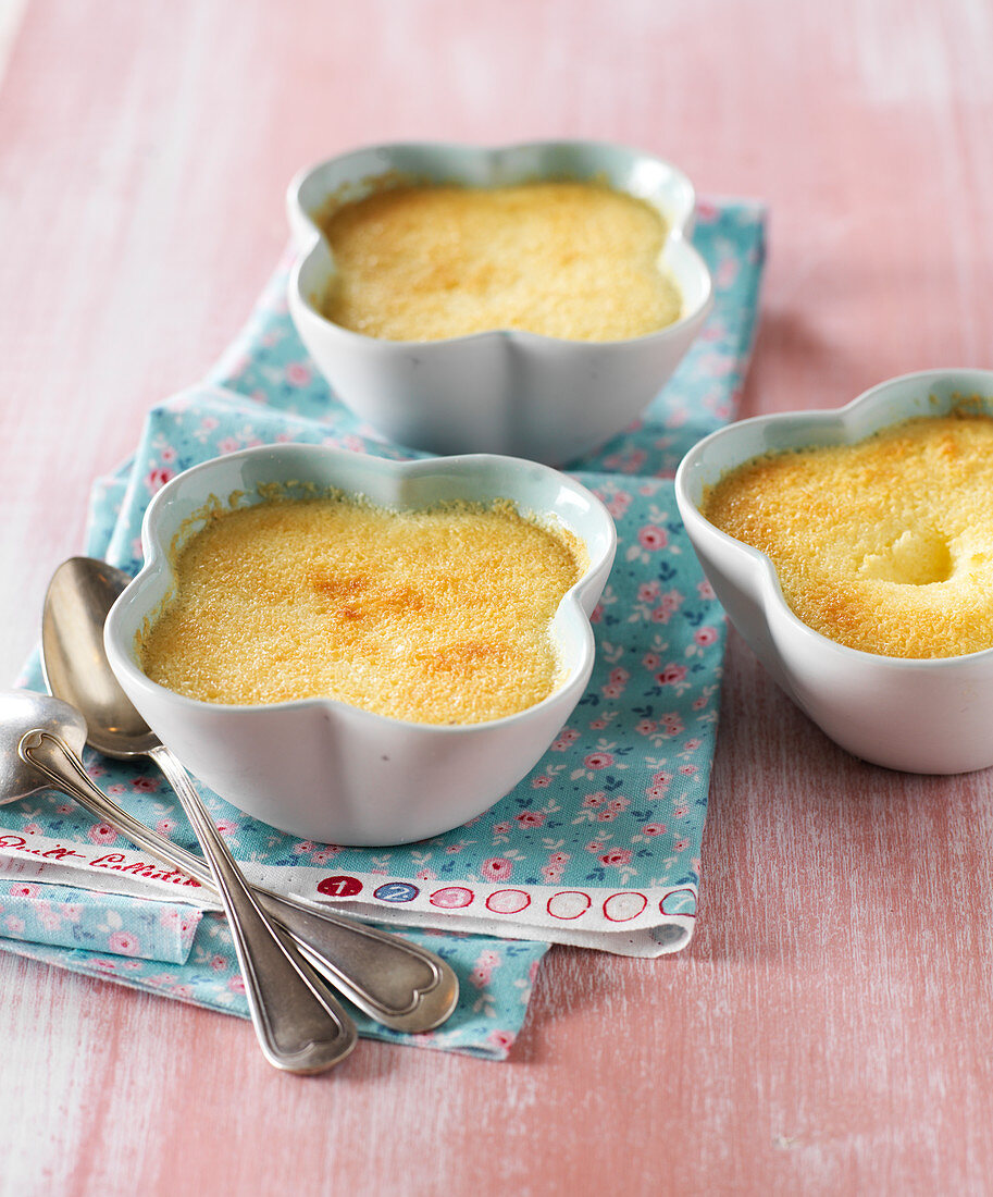 Small Coconut Flans