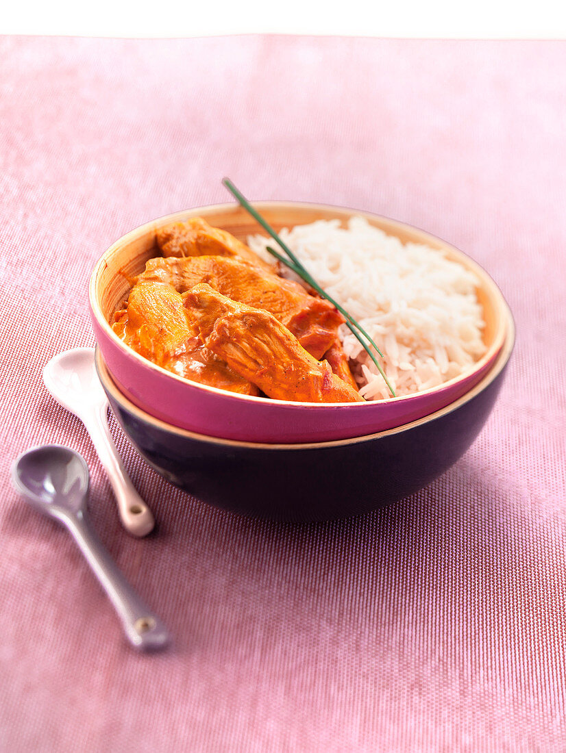 Schnelles Hähnchencurry