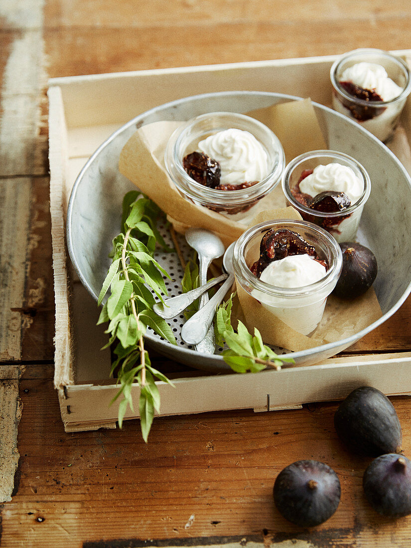 Fig and Whipped Cream Faisselle