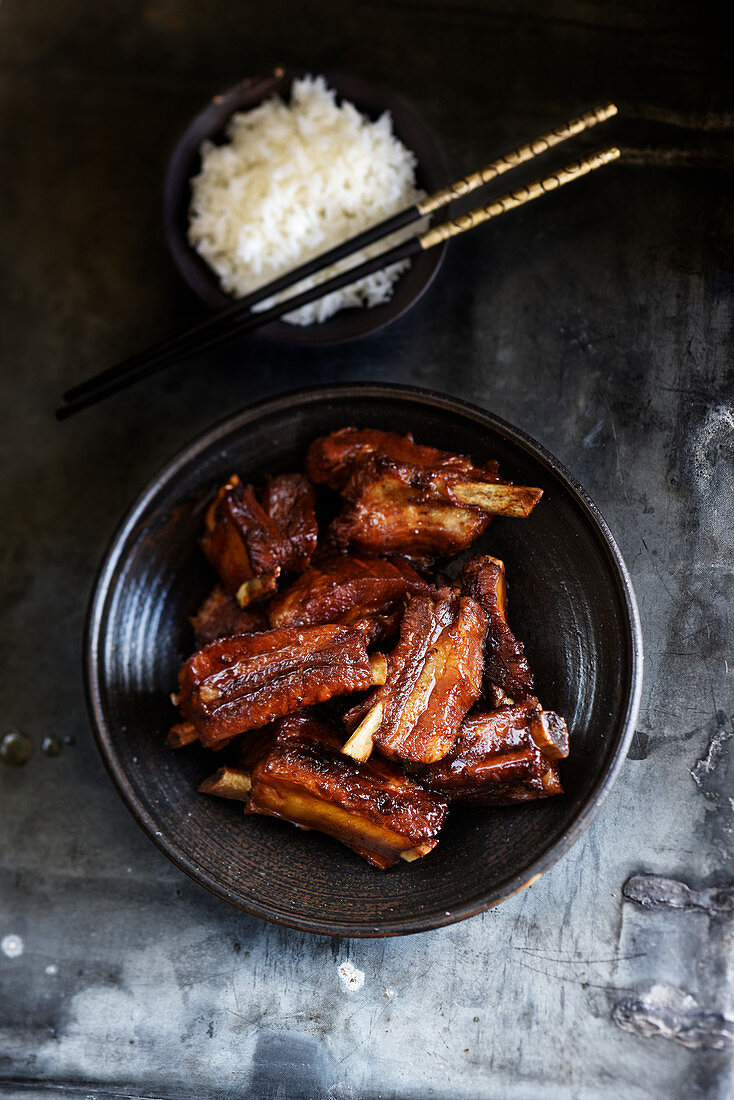 Hong-Shao spare ribs (China)