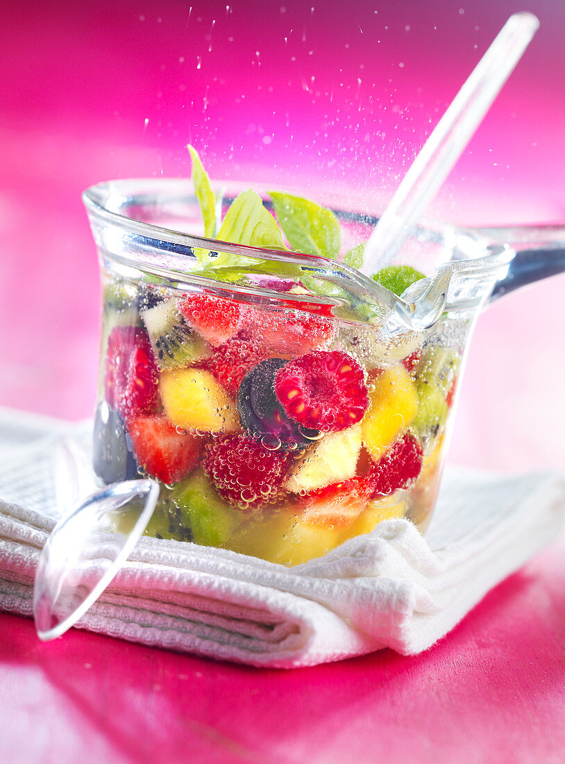 Colourful fruit salad