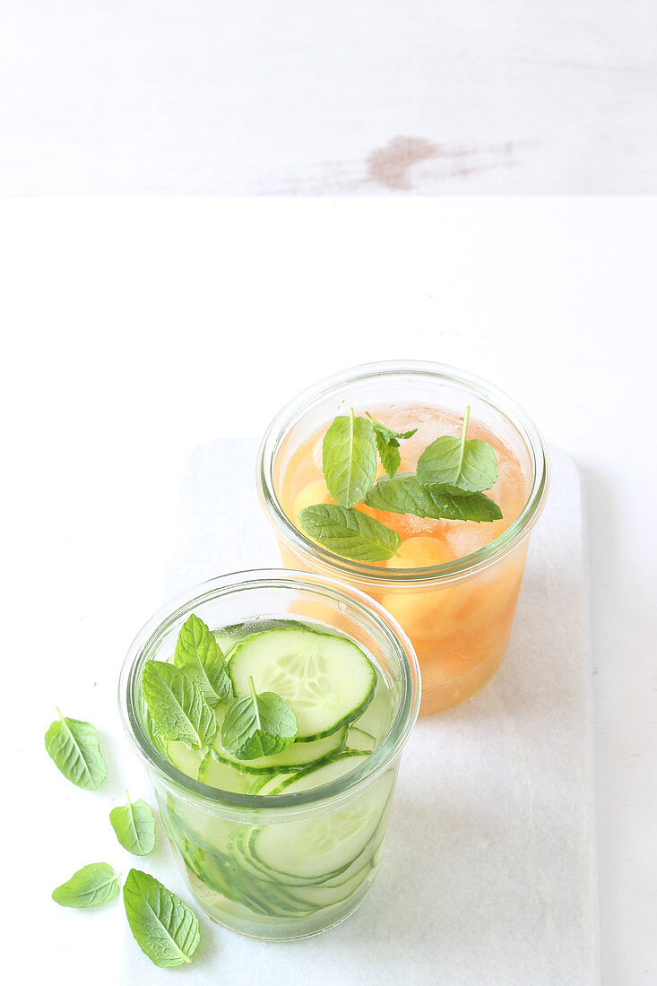 Cucumber and melon drink