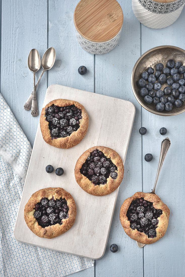 Blueberry tartlet