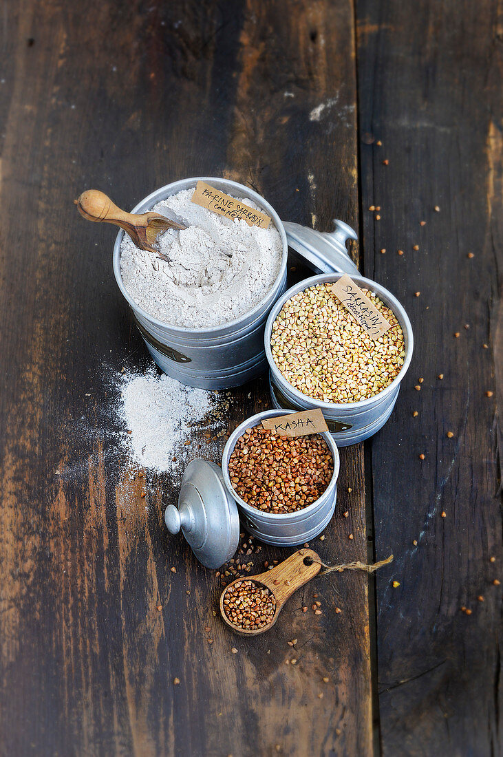 Still life with buckwheat