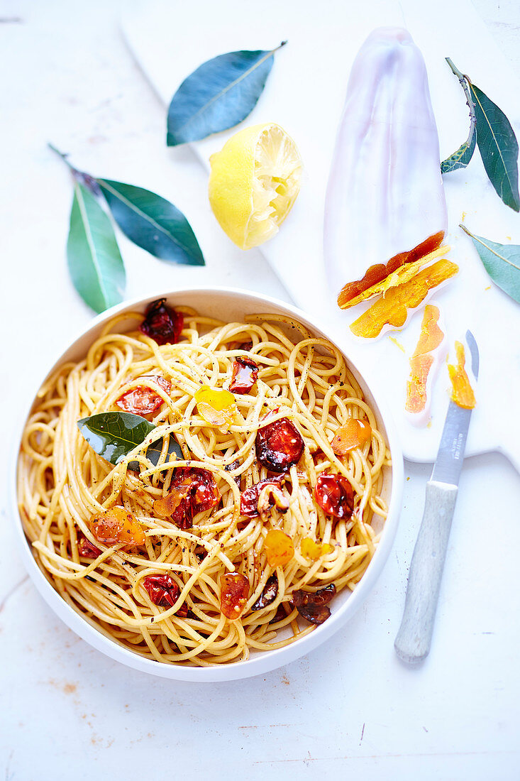 Spaghetti mit Bottarga