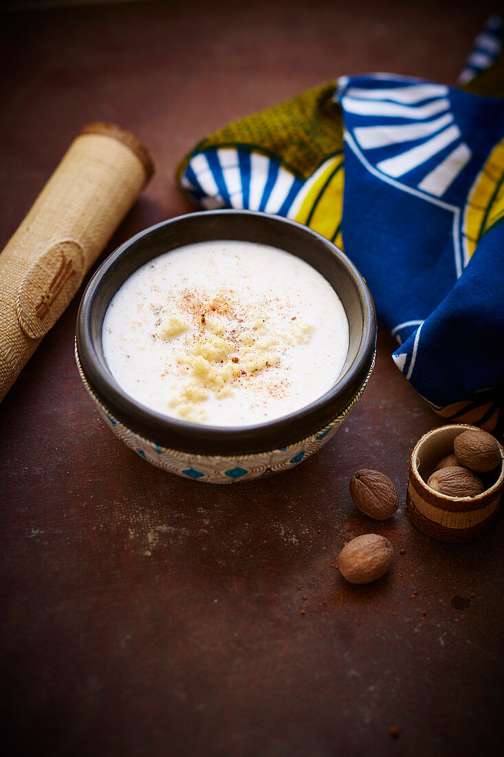 White cheese with nutmeg, Senegalese specialty
