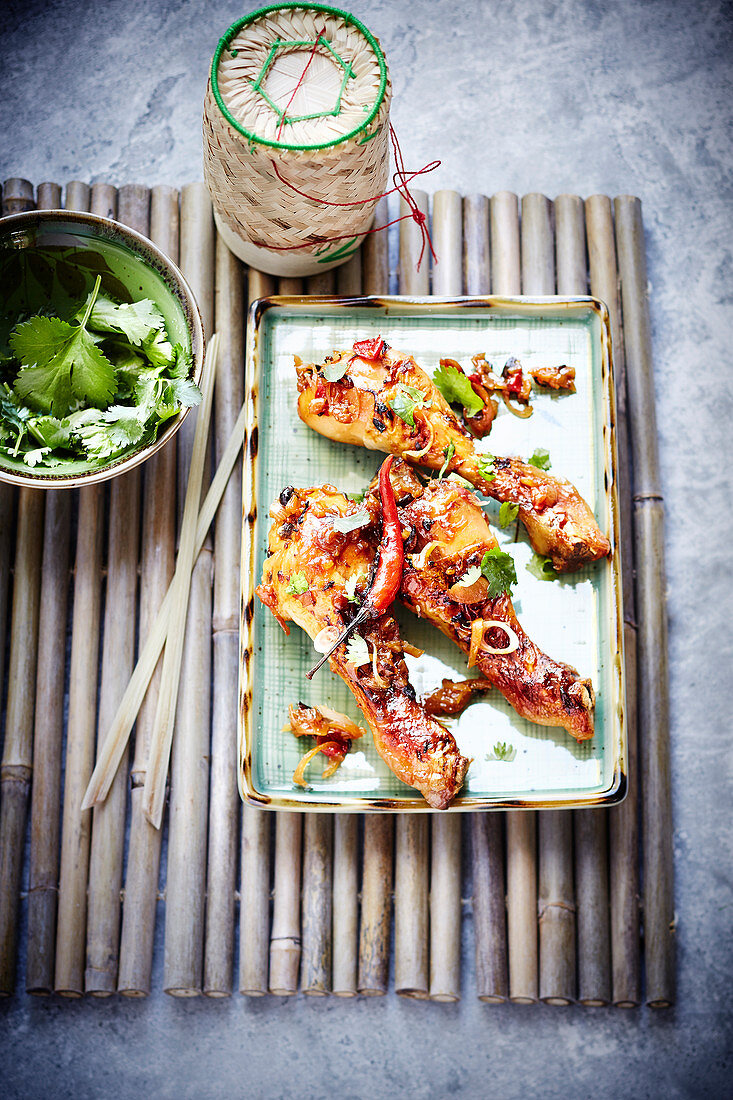 Chicken with lemongrass, Vietnamese specialty