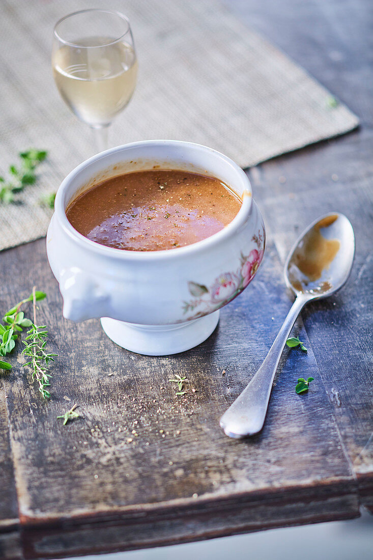 Gemüsecremesuppe