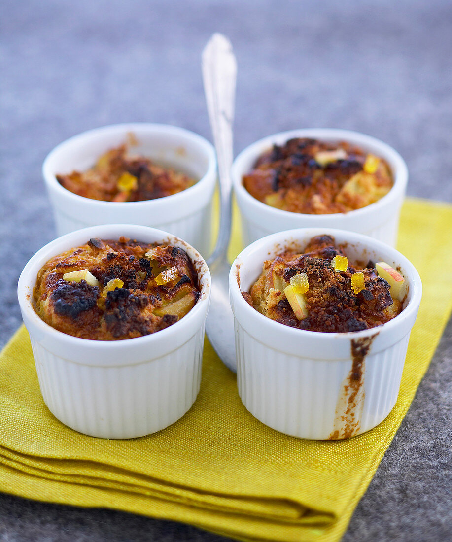 Apple Pudding with Dried Fruit