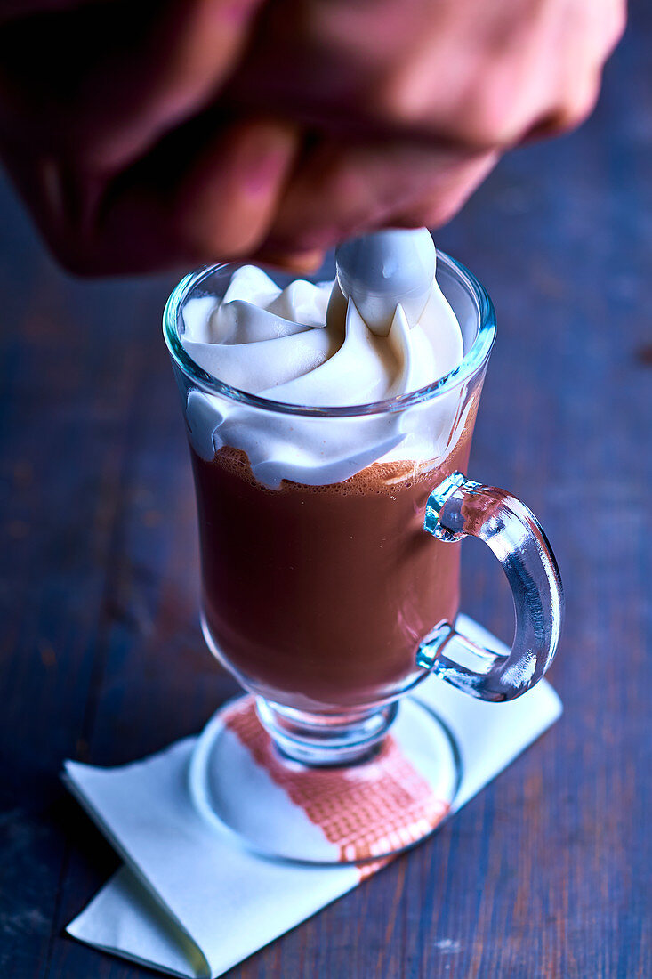 Preparation of Viennese chocolate