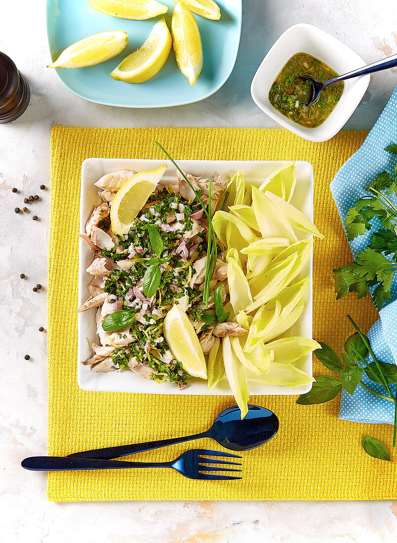 Makrelensalat mit Chicorée