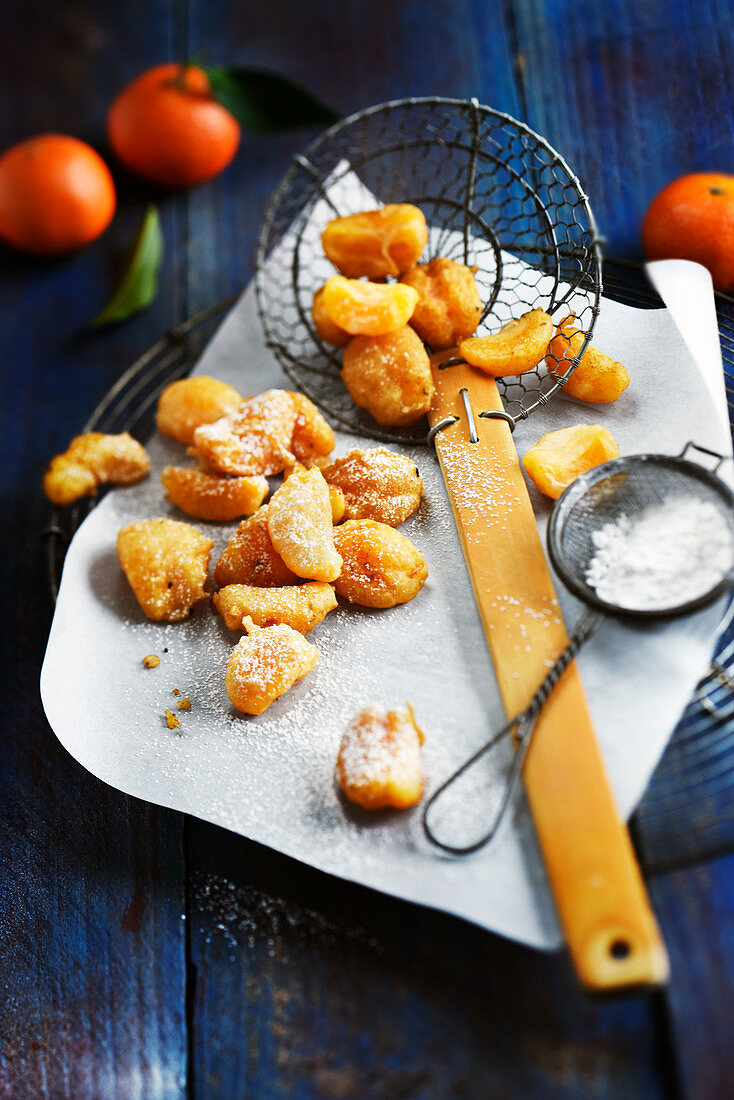 Kleine Mandarinenkrapfen