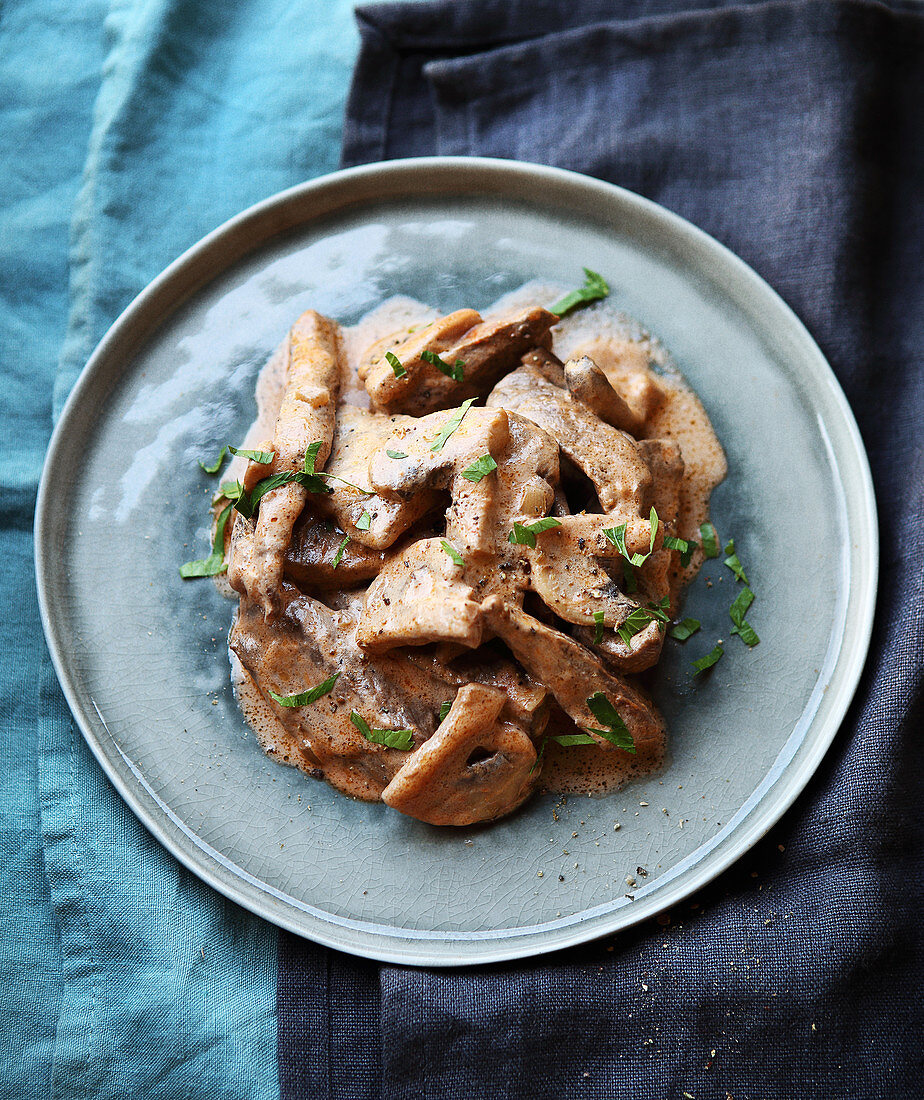 Boeuf Stroganoff