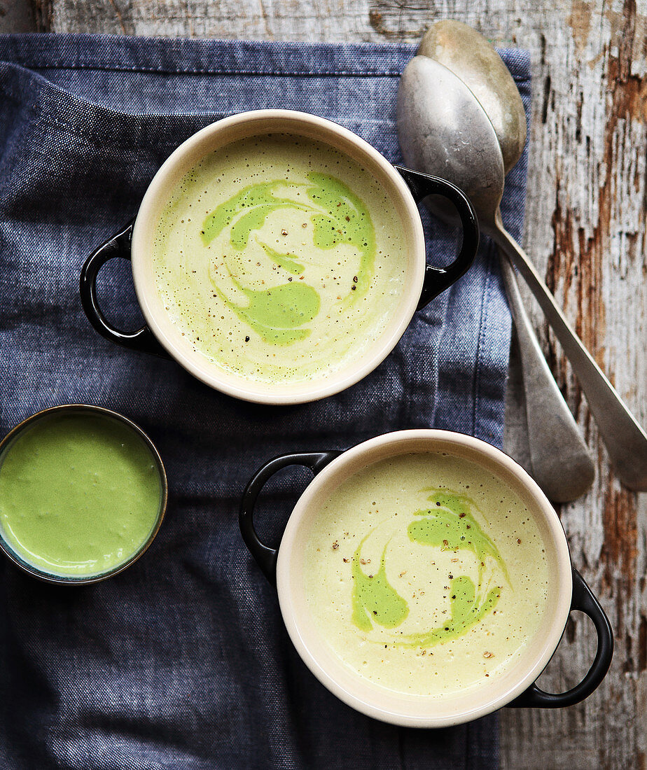 Creamy watercress Vichyssoise