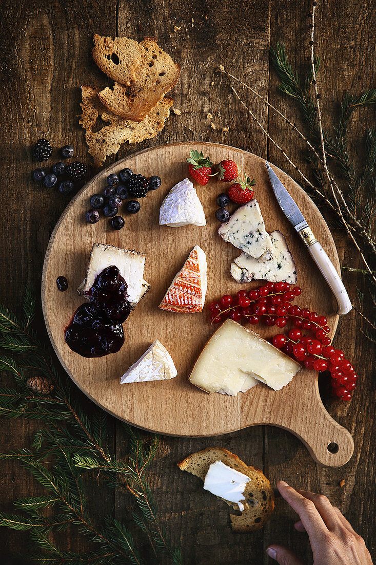 Piedmontese cheese platter