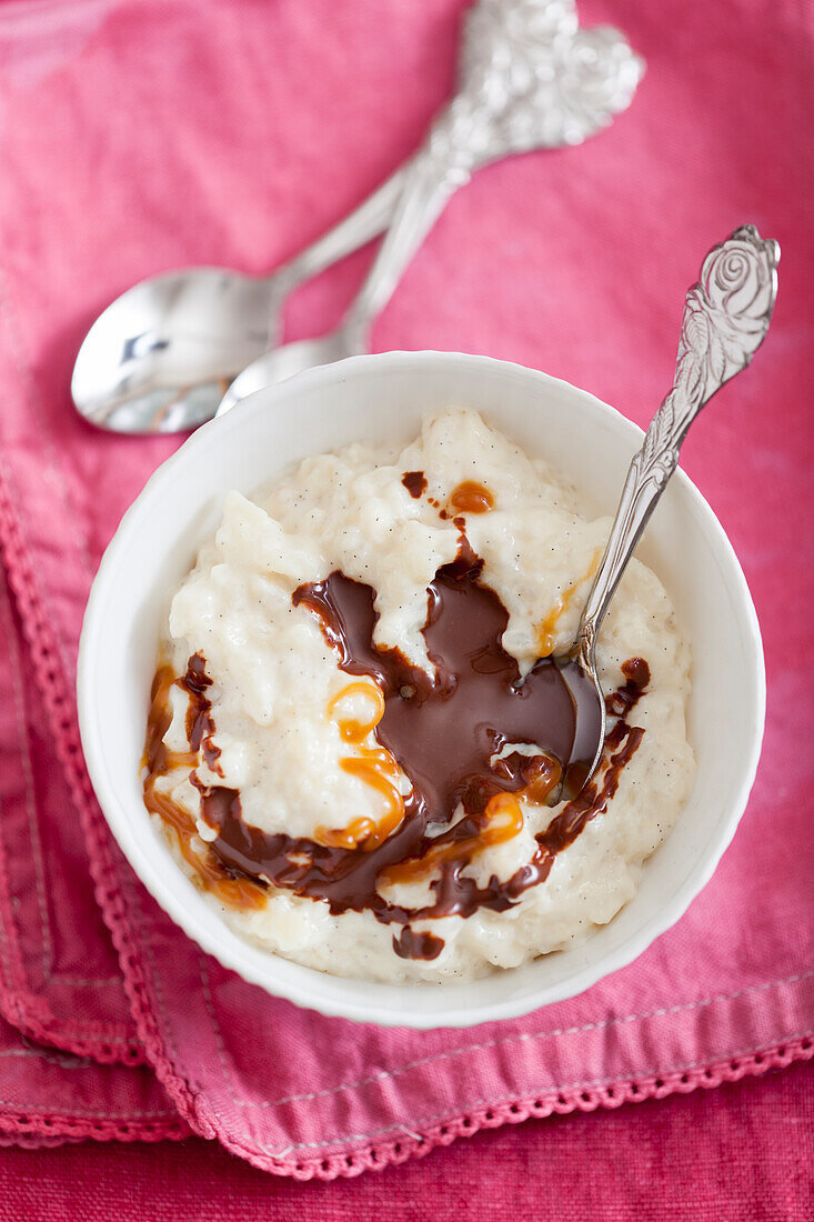 Chocolate Rice Pudding