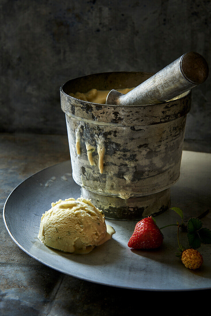 Tarragon ice cream