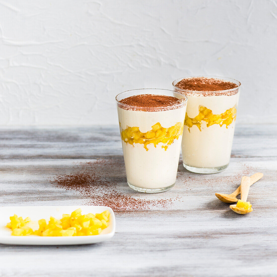 Tiramisu mit Ananas