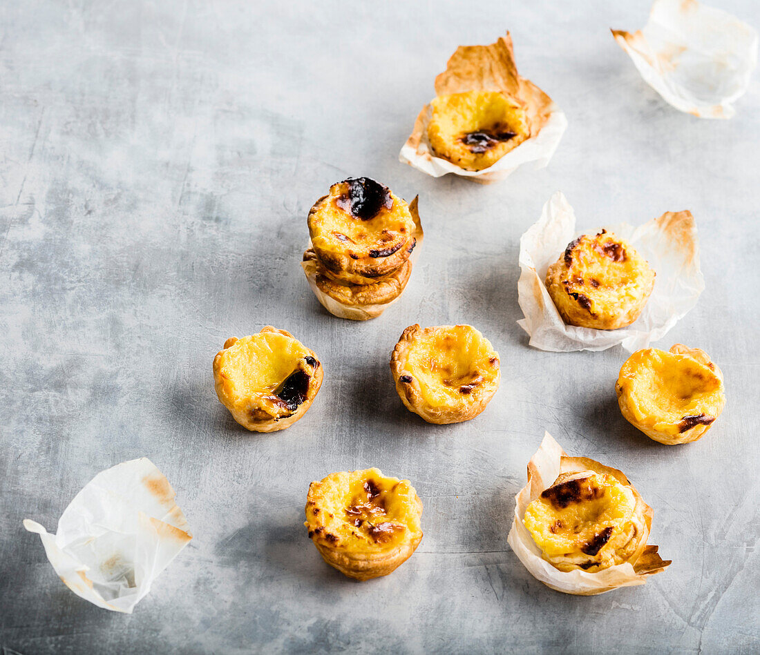 Pasteis de Nata (vanilla tartlets, Portugal)