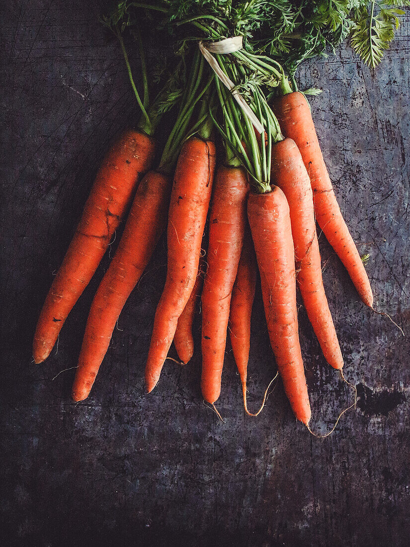 A bunch of carrots