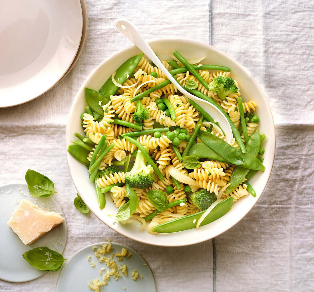 Pasta Salad with Greens