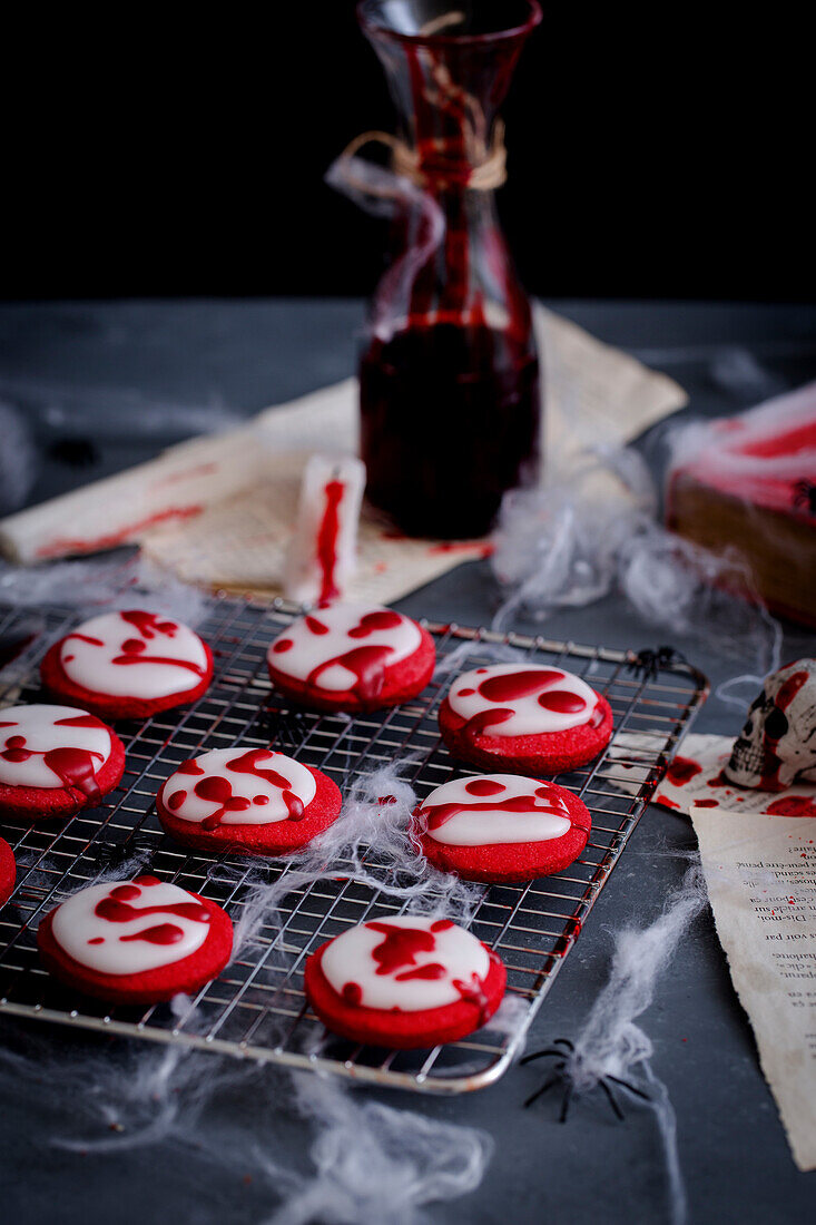 Bloody Halloween cookies