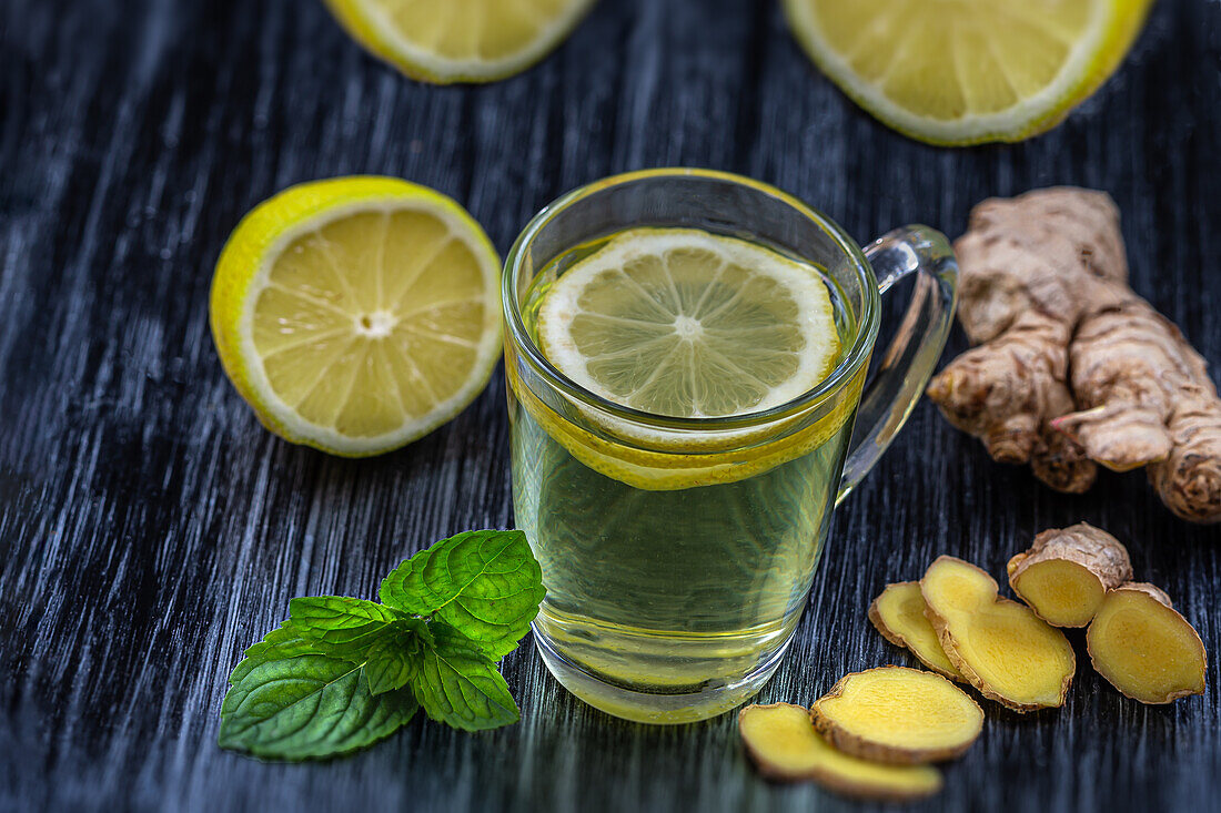 Ginger and lemon infusion