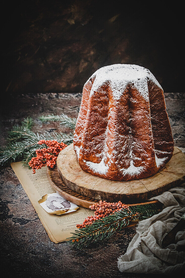 Pandoro (Christmas cake, Italy)