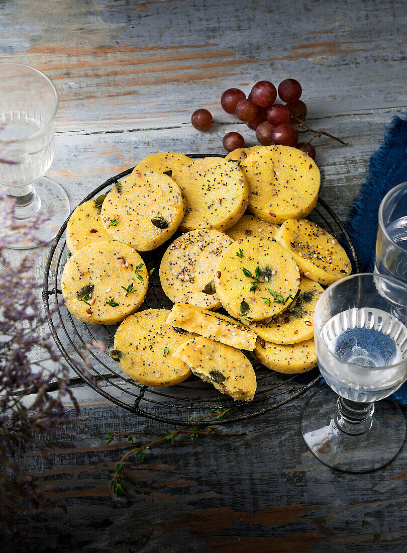 Polenta cakes