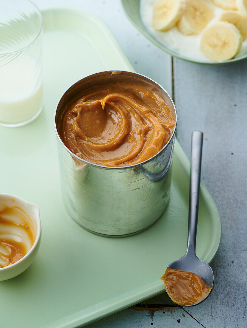 Homemade dulce de leche