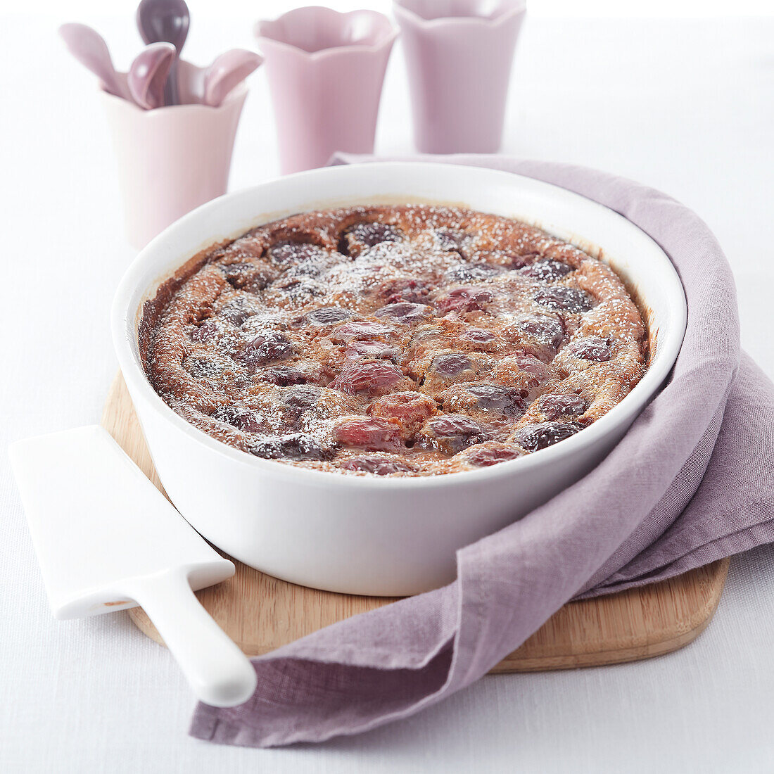 Cherry clafoutis