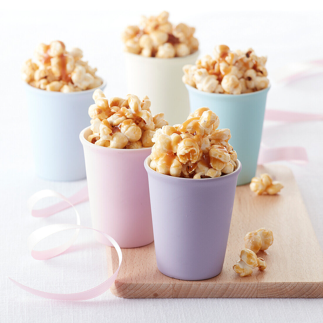 Karamellisiertes Popcorn