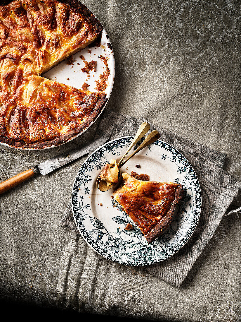 Apple tart from Normandy (France)