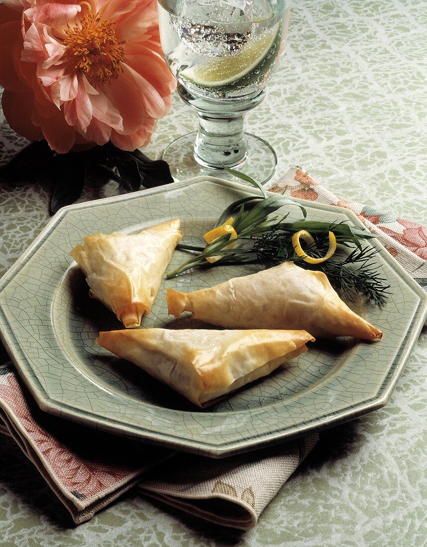 Filled Filo (Phyllo) Dough Appetizers