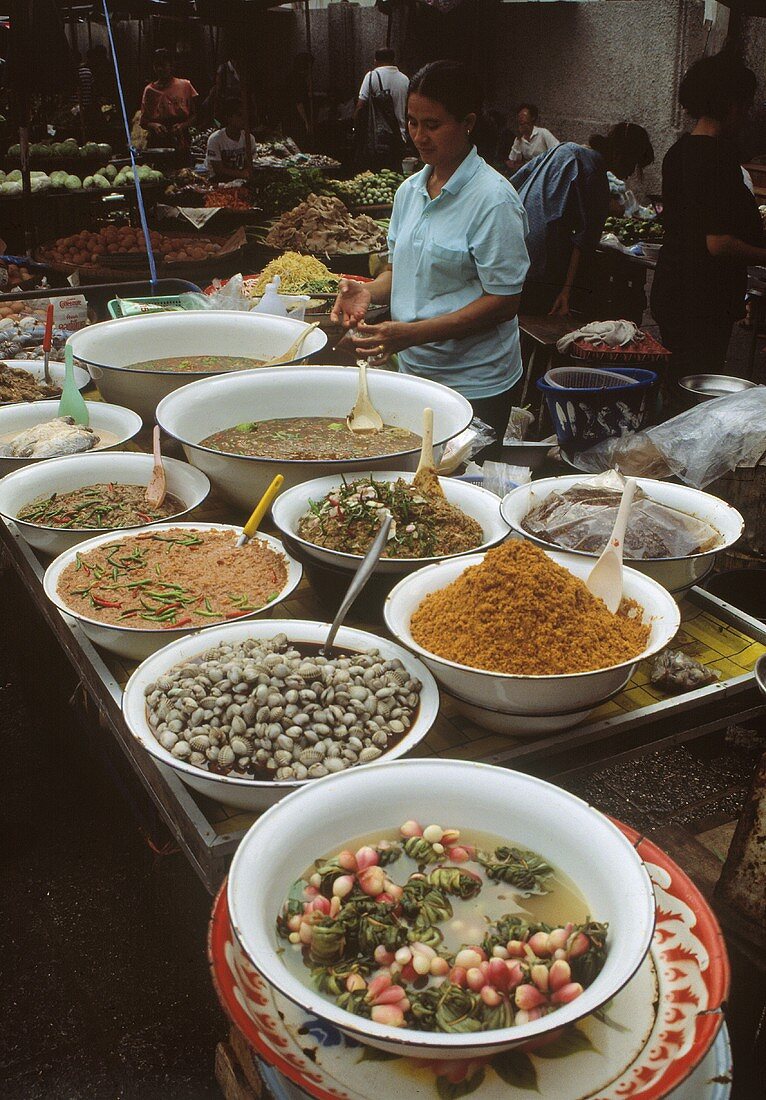 Straßenküche in Bangkok