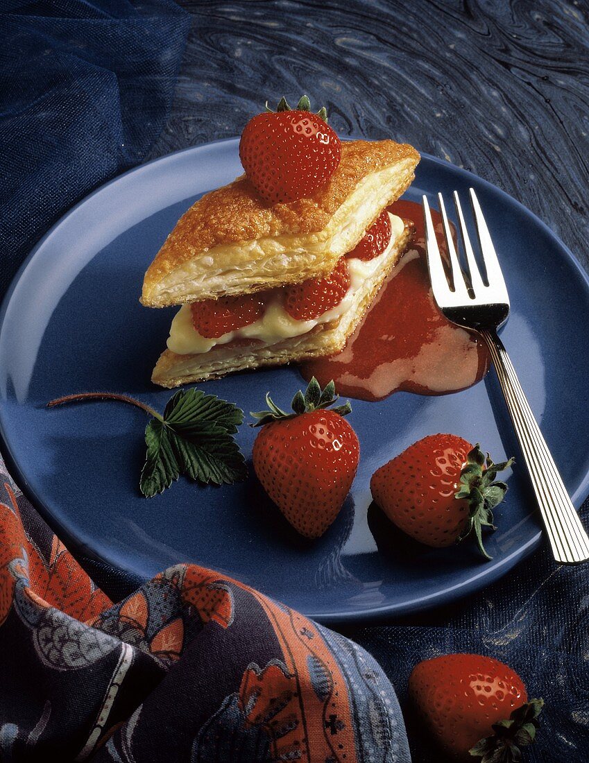Strawberry Shortcake with Puff Pastry