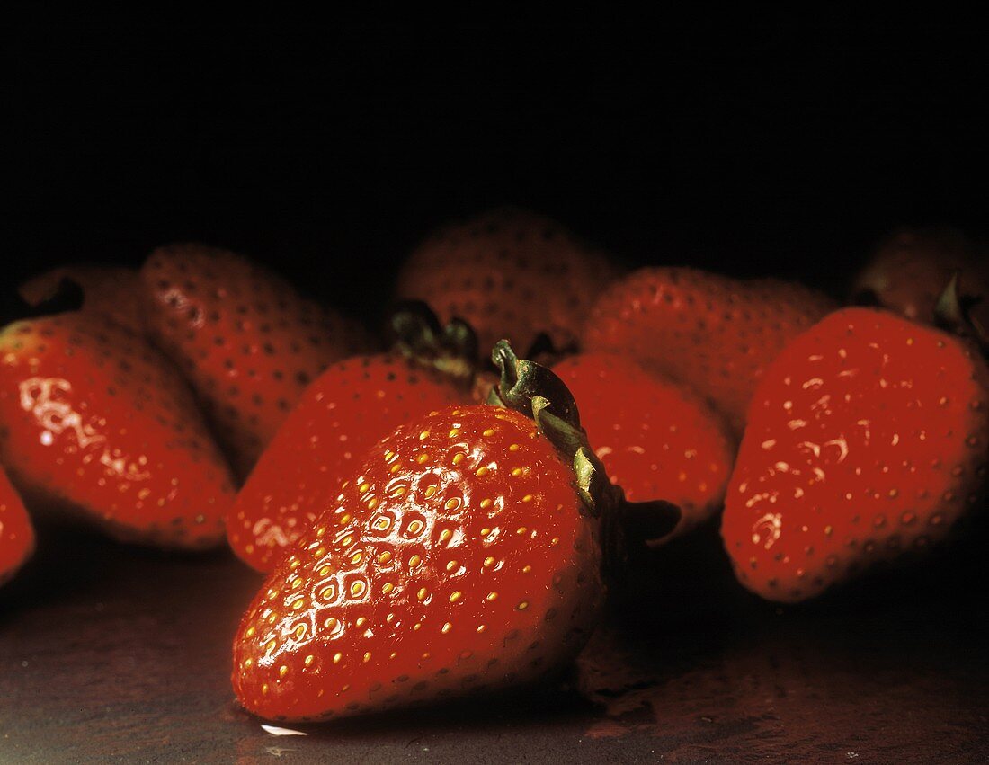 Close Up of Fresh Strawberries