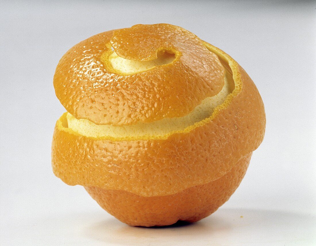 Partially Peeled Orange
