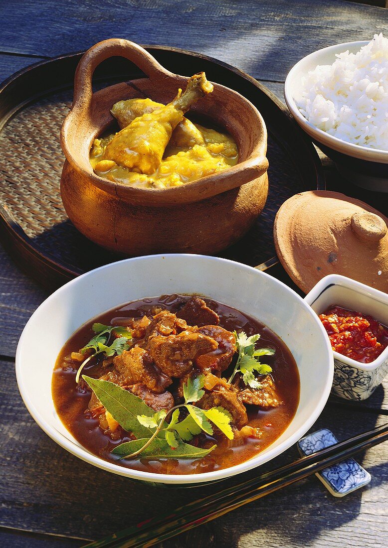 Vindaloocurry & Indisches Hühnercurry