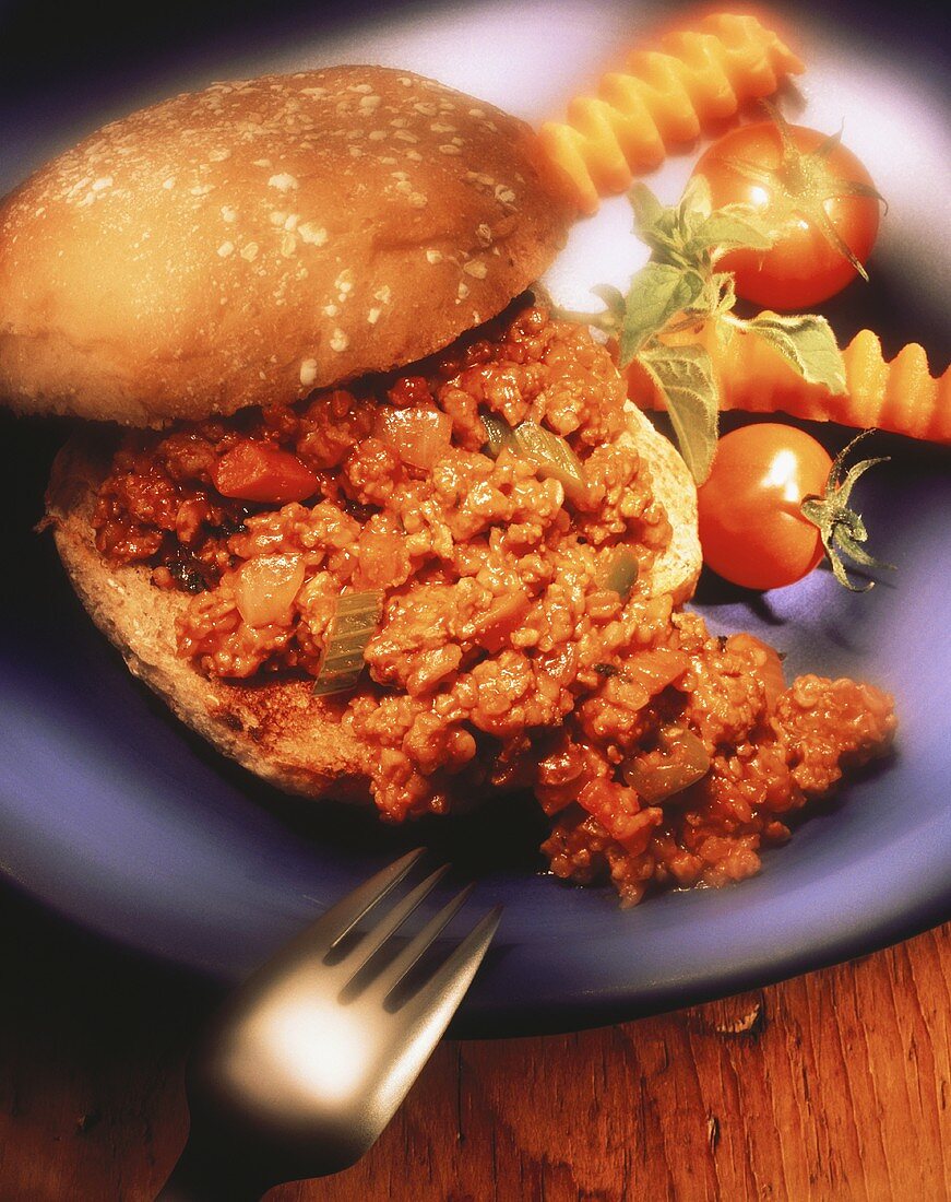 Sandwich mit Hackfleischsauce (Sloppy Joe)