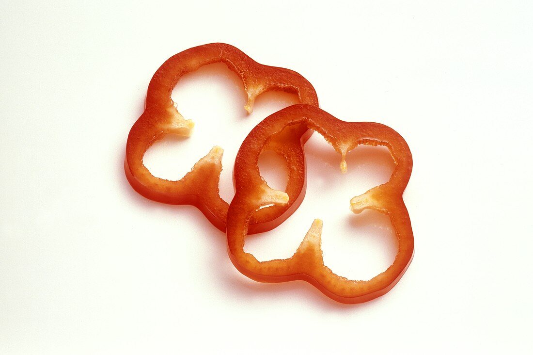 Red Bell Pepper Slices